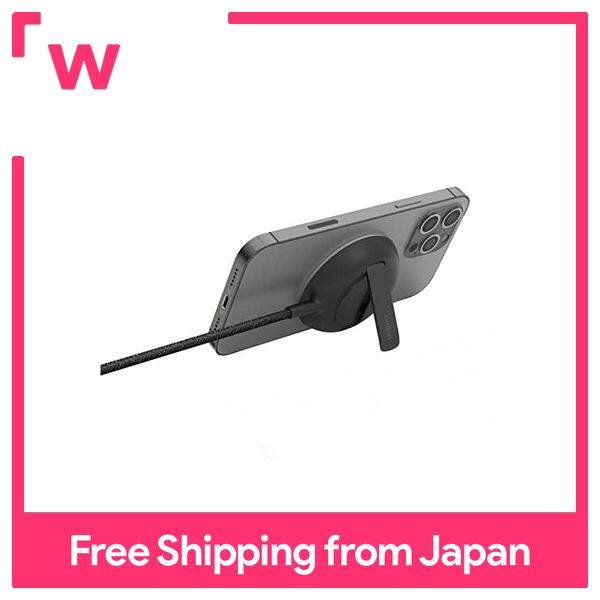 Belkin MagSafe Certified Wireless Charging Pad iPhone 14/13/12 Max 15W Rapid Charging with Kickstand Black WIA004btBK