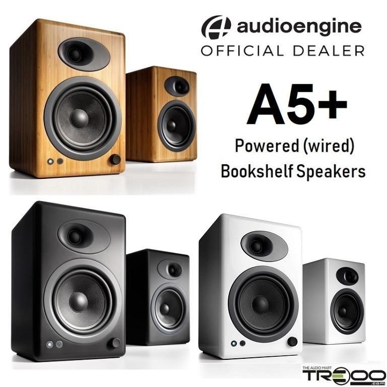 Audioengine A5+ Wired Desktop Bookshelf Speakers