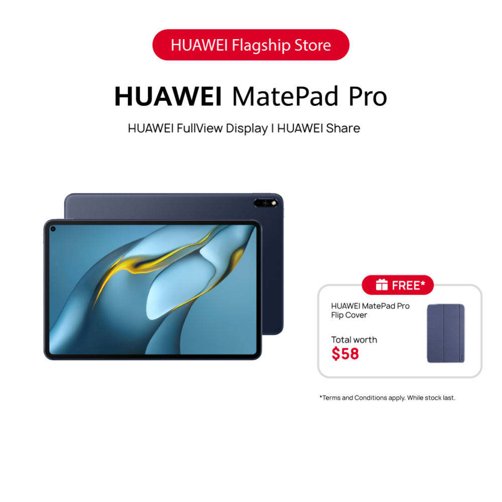 【discount promotion ngyjl】HUAWEI MatePad Pro 10.8” Tablet | HUAWEI FullView Display | WiFi-6 | HUAWEI Share | 8GB+256GB