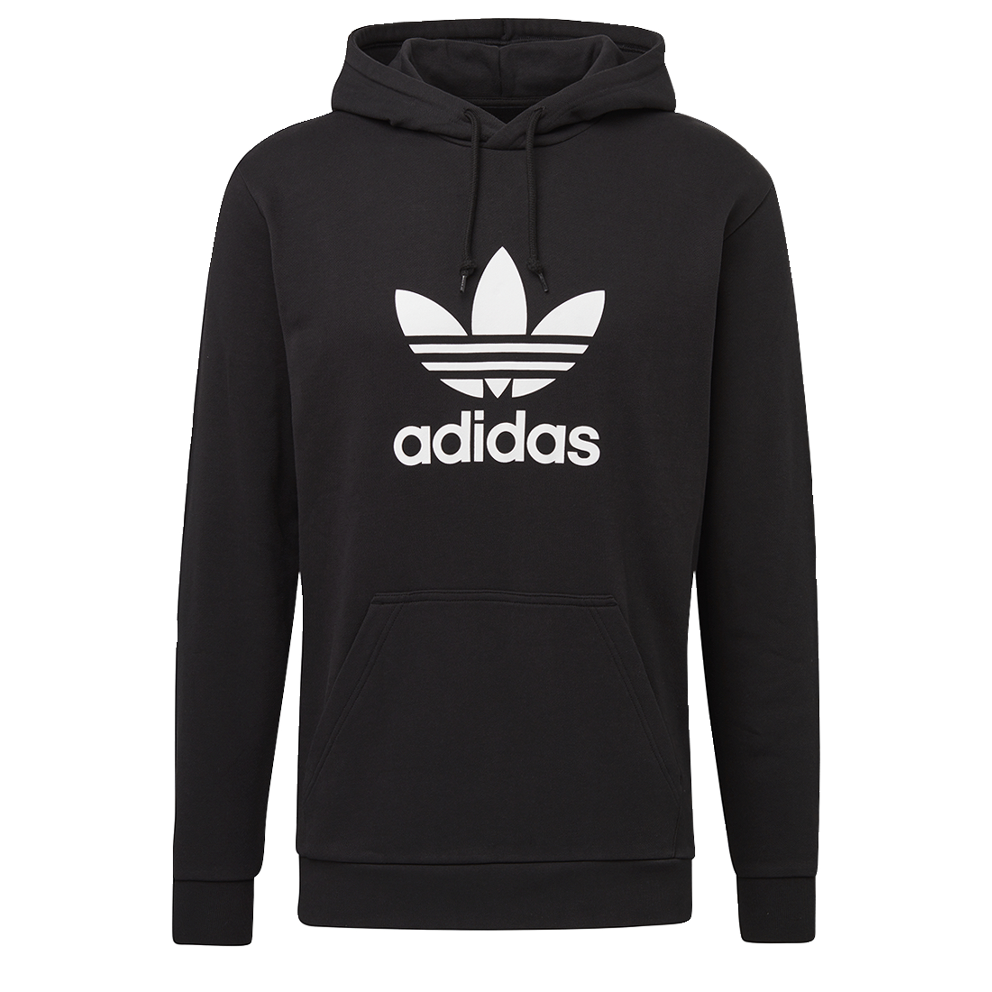 adidas ORIGINALS Trefoil Hoodie Men Black DT7964