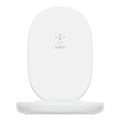 BELKIN BOOST CHARGE 15W WIRELESS CHARGING STAND + QC 3.0 24W WALL CHARGER WHITE