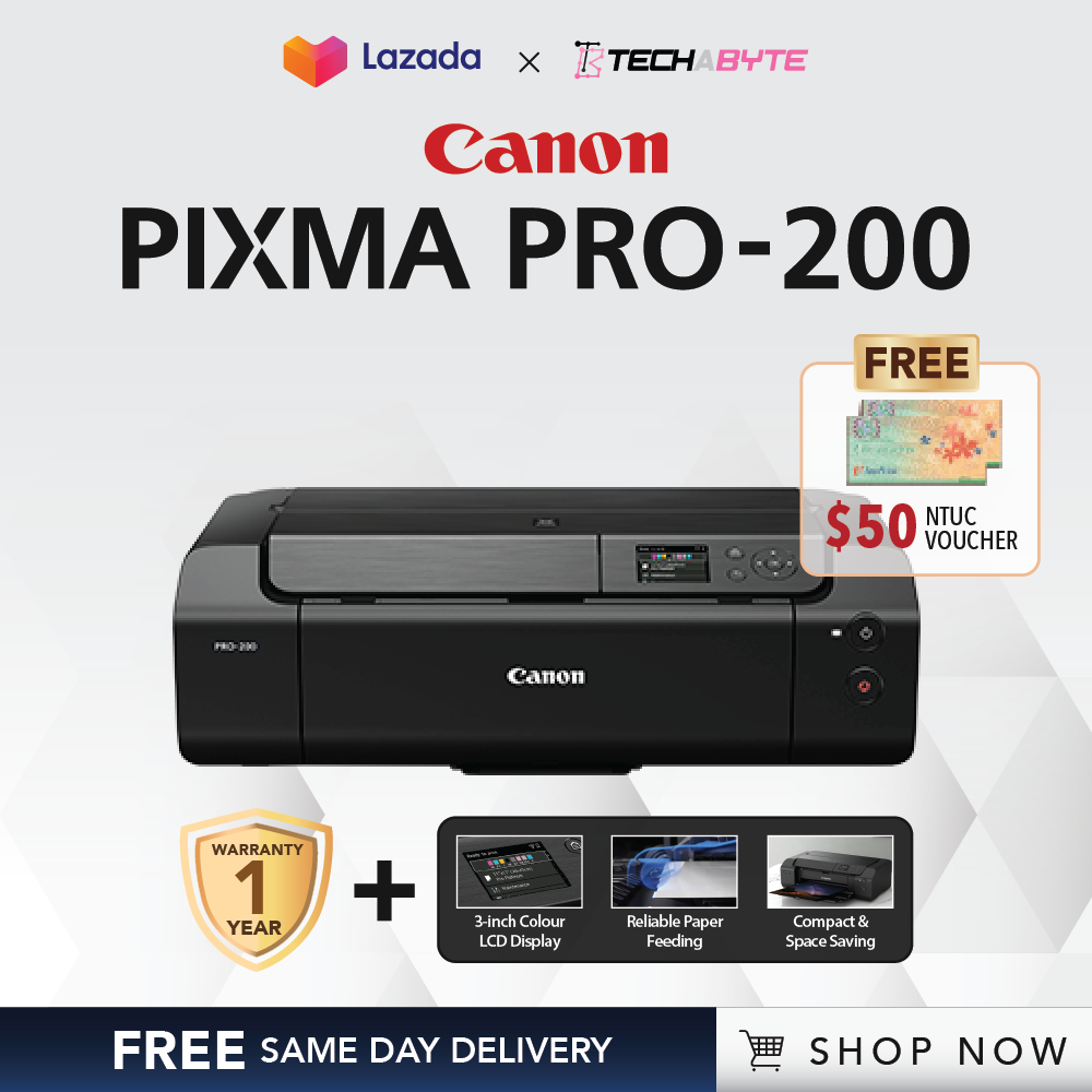 Canon PIXMA PRO-200 Professional Photo Printer (FREE SAME DAY DELIVERY)