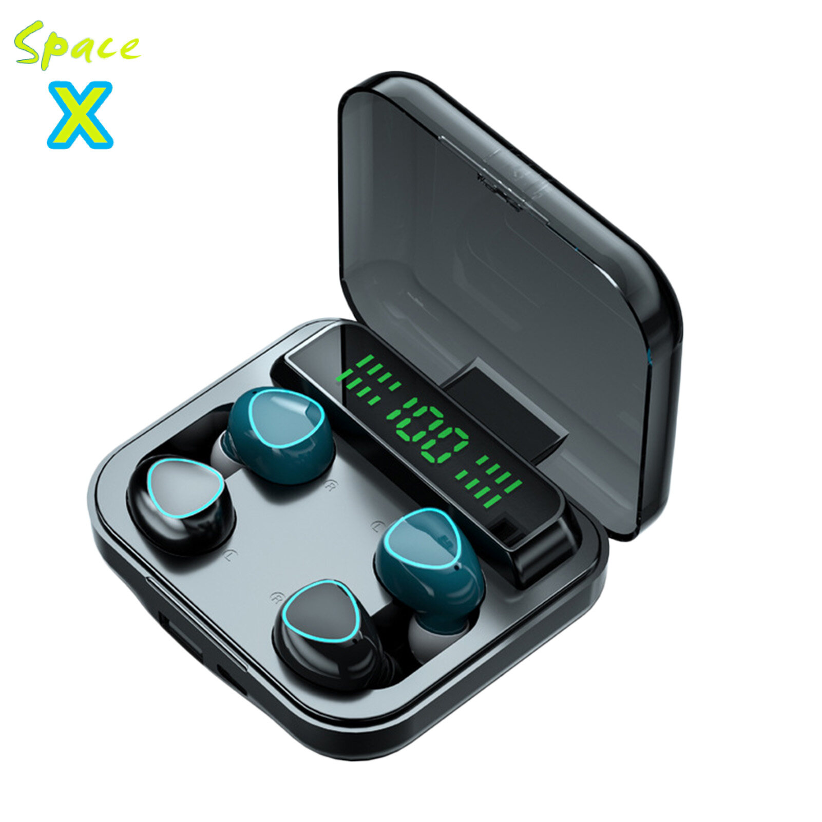 Space X In stock 4Pcs M22 Earphone Bluetooth 5.1 Noise Reduction Mini Wireless Earpieces for Phone